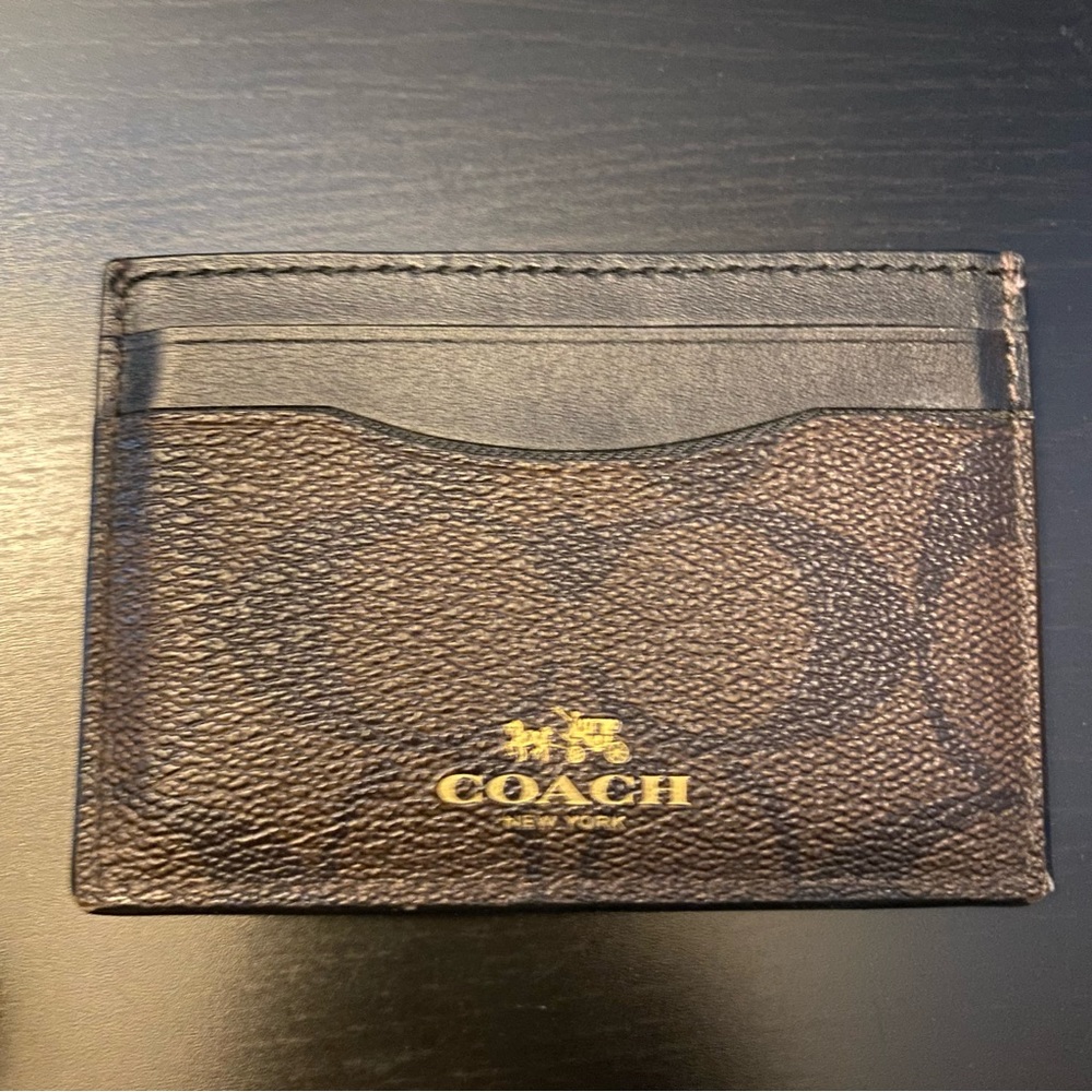 Original Coach cardholder front pocket wallet